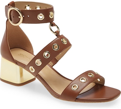 Michael Kors 'Amos' Block Heel Sandal | 40plusstyle.com