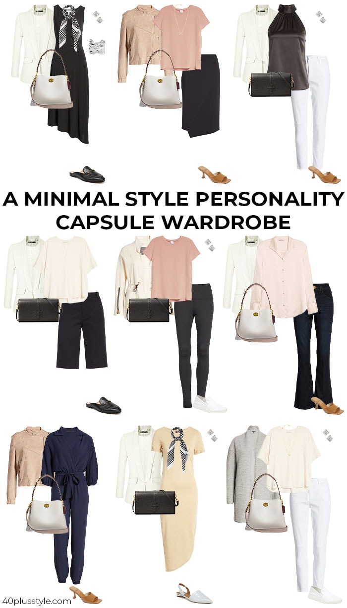 A capsule wardrobe for the minimal style personality | 40plusstyle.com