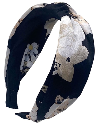 Tasha floral knotted headband | 40plusstyle.com