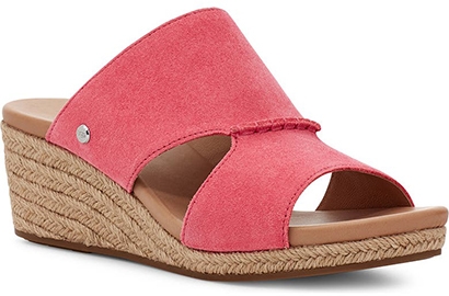 UGG 'Eirene' Espadrille Wedge Slide Sandal | 40plusstyle.com