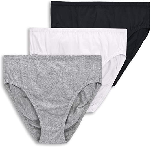 Most comfortable women's underwear -Wingslove 3 Pack high-cut brief panties | 40plusstyle.com