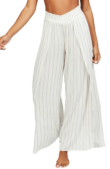 Billabong wide leg pants | 40plusstyle.com