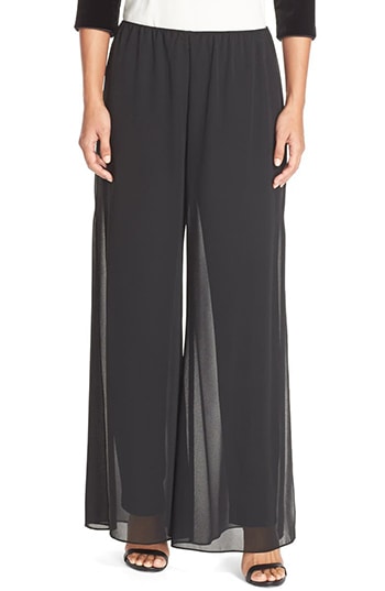 Alex Evenings overlay pants | 40plusstyle.com