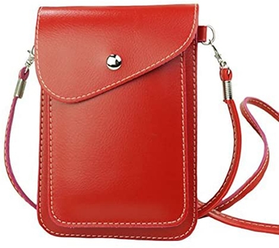 hite Cloud vegan leather crossbody phone purse | 40plusstyle.com