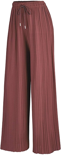 Made By Johnny pleated wide leg palazzo pants | 40plusstyle.com