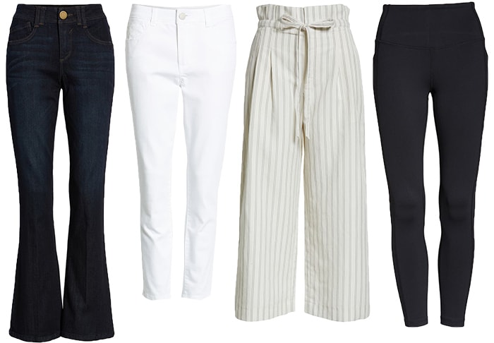 Pants and jeans for the rectangle shape body | 40plusstyle.com