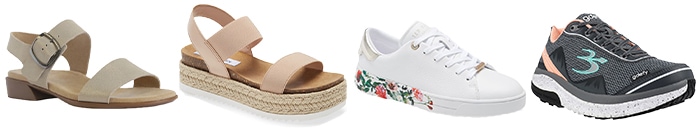 Sneakers and sandals to wear to a picnic | 40plusstyle.com