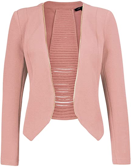 Michel Open Front Lightweight Blazer | 40plusstyle.com