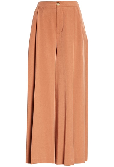 Vince pleated culottes | 40plusstyle.com