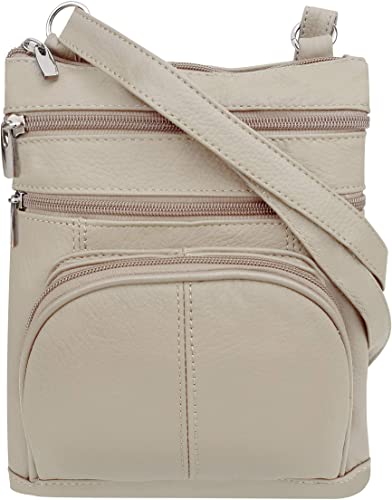 Roma Leathers genuine crossbody bag | 40plusstyle.com