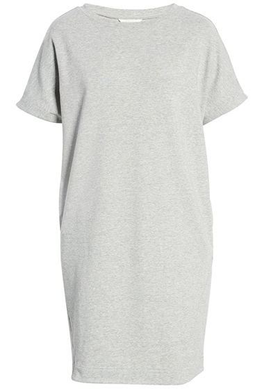 Summer dresses for women over 50 -Caslon Crewneck T-Shirt Dress | 40plusstyle.com