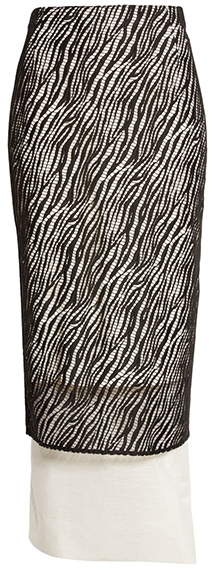BOSS Vezra Lace Overlay Skirt | 40plusstyle.com