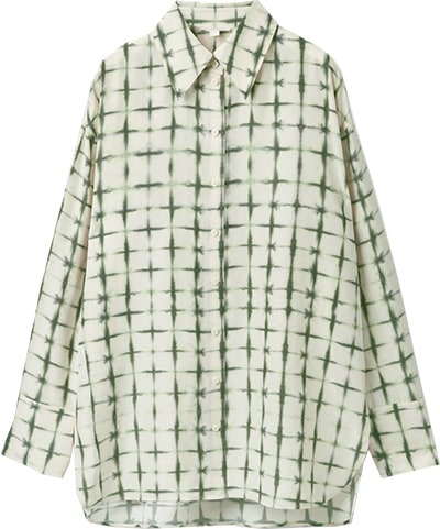 COS printed silk blouse | 40plusstyle.com