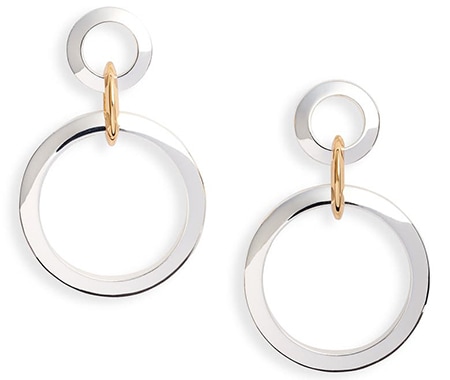 Jenny Bird Toni Ring Double Drop Earrings | 40plusstyle.com