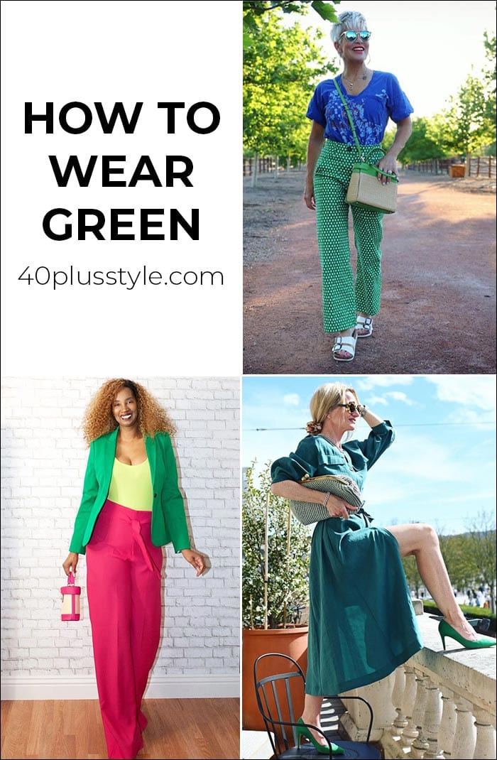 How to wear green - color combinations and outfits with green