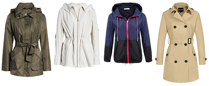 jackets to wear on a rainy day | 40plusstyle.com