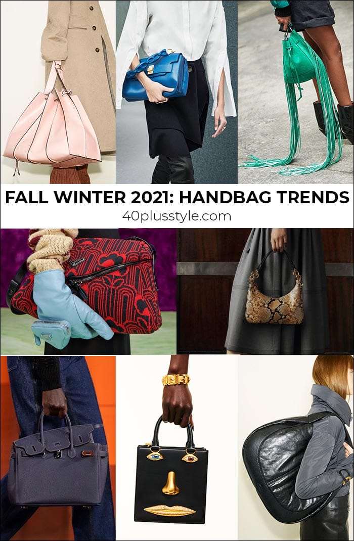 2021 handbag trends to carry into winter and fall | 40plusstyle.com