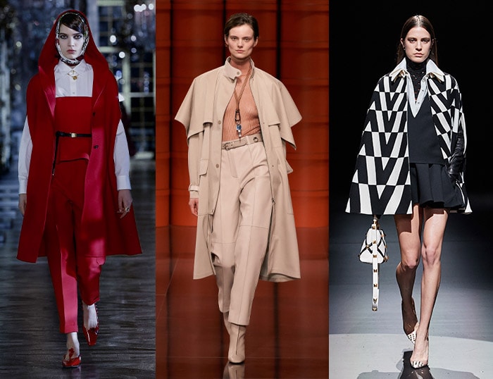 Capes on the catwalks | 40plusstyle.com