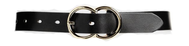 Halogen double ring leather belt | 40plusstyle.com