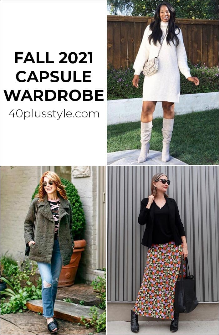 Your fall capsule wardrobe 2021: All the outfits you need this fall | 40plusstyle.com
