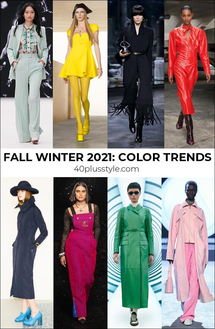 Fall 2021 Color Trends: Colors and neutrals to wear this Winter and Fall | 40plusstyle.com