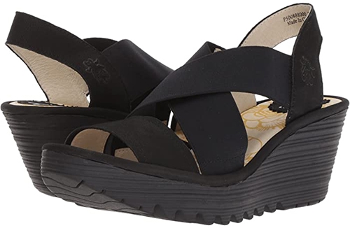 Fly London Yaji Wedge Sandal | 40plusstyle.com