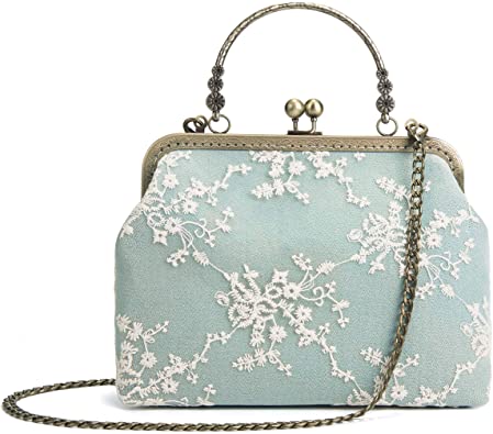 Rejolly kiss lock lace handbag | 40plusstyle.com