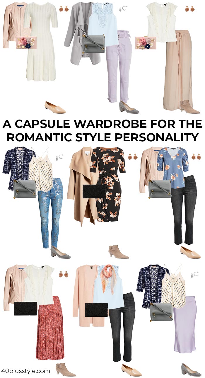 Romantic style - A capsule wardrobe for the ROMANTIC style personality