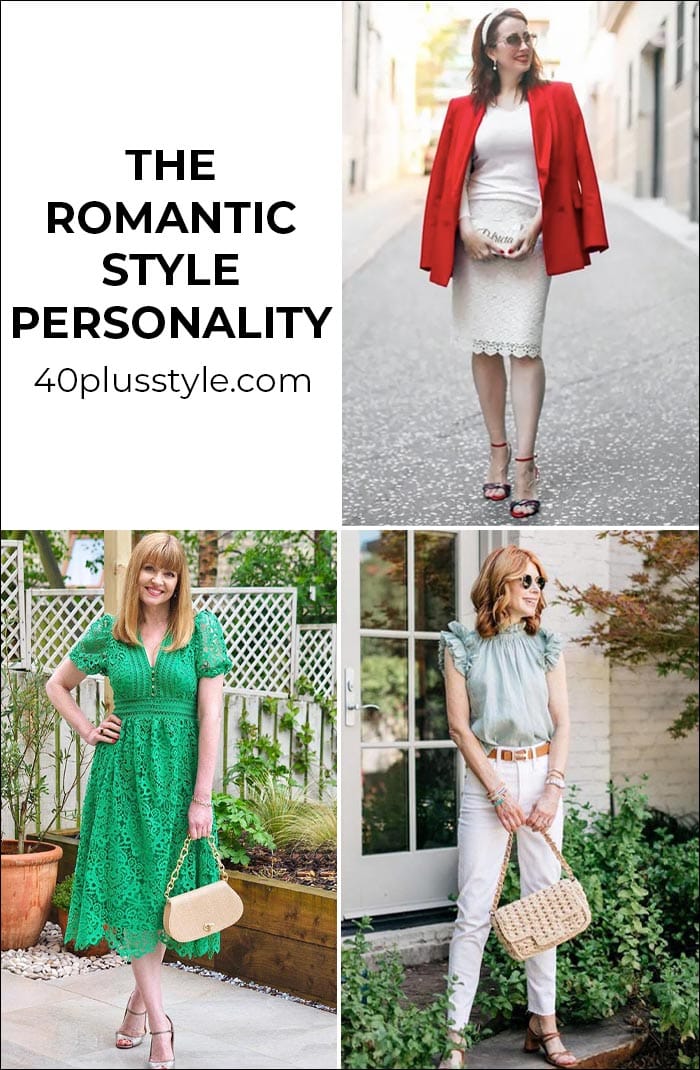 A capsule wardrobe and style guide for the romantic style personality | 40plusstyle.com