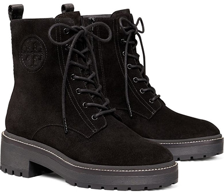 Tory Burch Miller Lug Sole Platform Boot | 40plusstyle.com