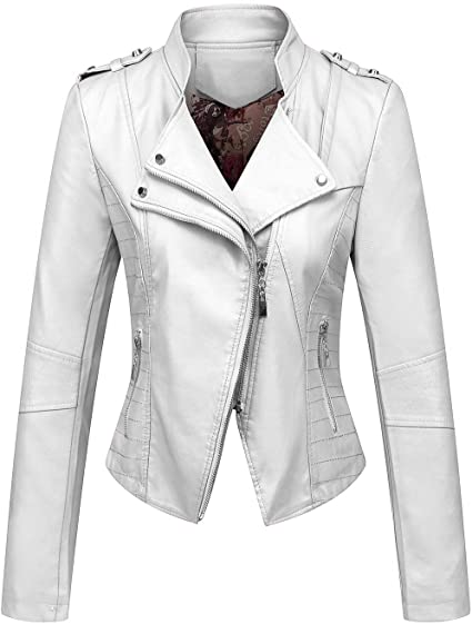 Ly Varey Lin Women's Asymmetrical Leather Jacket