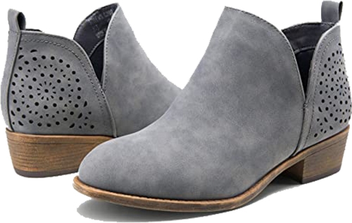  Bottines à découpe en V / 40plusstyle.com