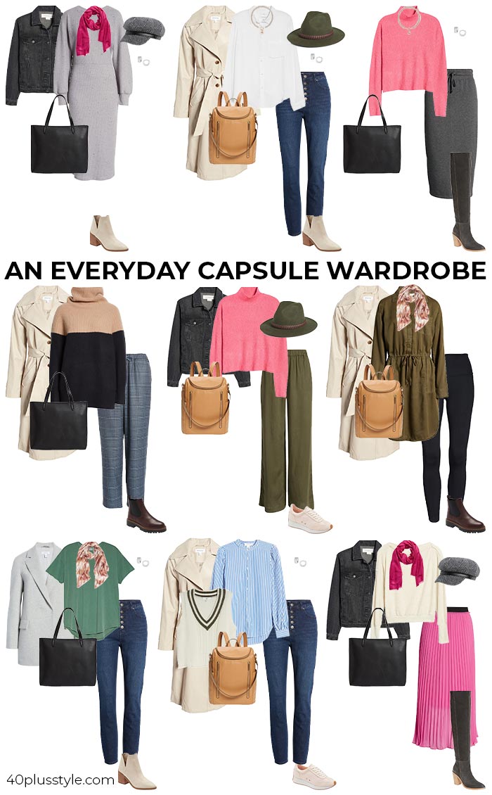 An everyday capsule wardrobe | 40plusstyle.com