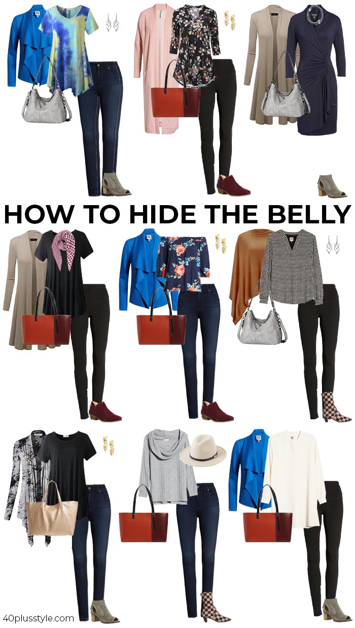 How to hide your belly with fabulous clothes 40 style