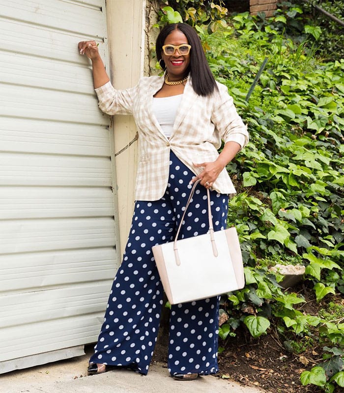 palazzo pants with matching top