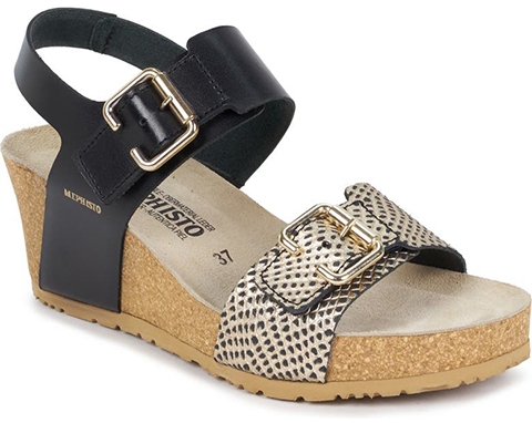 Mephisto Lissandra Platform Wedge Sandal | 40plusstyle.com