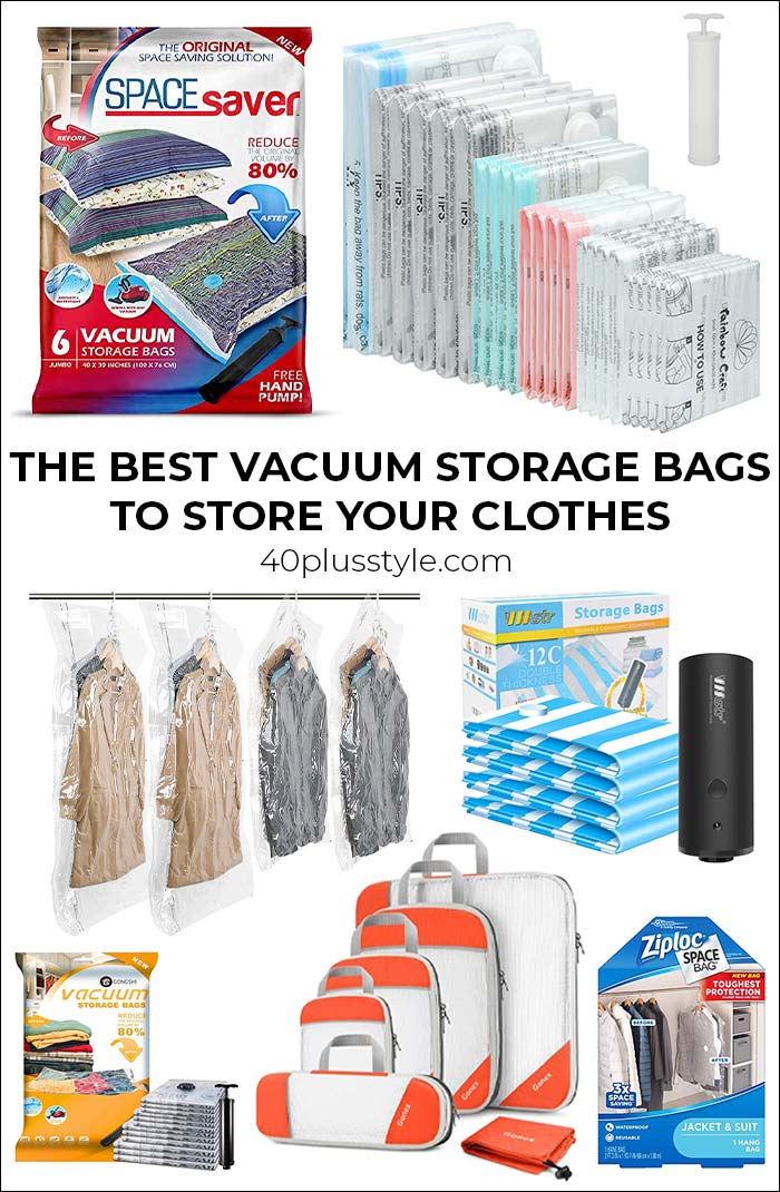 The best vacuum storage bags to store your clothes and save space | 40plusstyle.com