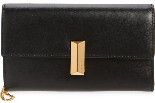 Gifts for women - BOSS Mini Nathalie Leather Wristlet Clutch | 40plusstyle.com