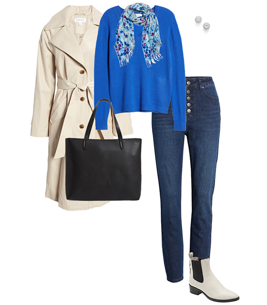 Cashmere sweater and jeans | 40plusstyle.com