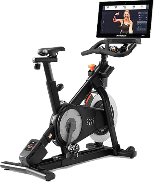 Workout gifts for her - NordicTrack Commercial S22i Spin Bike | 40plusstyle.com