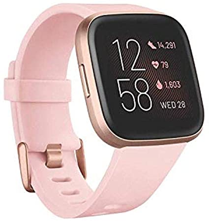 Gift ideas for women over 40 - Fitbit Versa 2 Health and Fitness Smartwatch | 40plusstyle.com