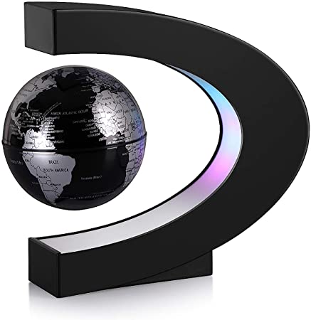 TeaMaX Magnetic Levitation Floating World Map Globe | 40plusstyle.com