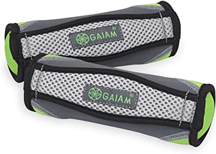 Workout gifts for her - Gaiam Hand Weights - Soft Dumbbell Walking Hand Weight | 40plusstyle.com