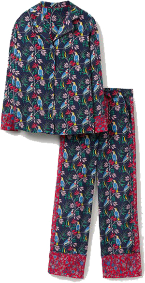 Boden Silk Pajama Set | 40plusstyle.com