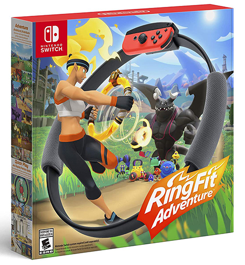 Workout gifts for her - Ring Fit Adventure - Nintendo Switch | 40plusstyle.com