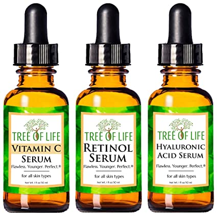 Tree of Life Anti-Aging Complete Regimen 3-Pack, Vitamin C Serum | 40plusstyle.com