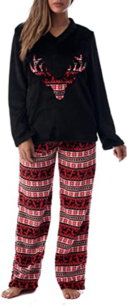 Just Love Plush Pajama Set | 40plusstyle.com 