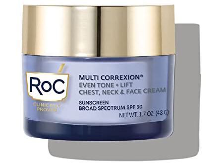 Best neck creams - RoC Multi Correxion 5 in 1 Moisturizer | 40plusstyle.com
