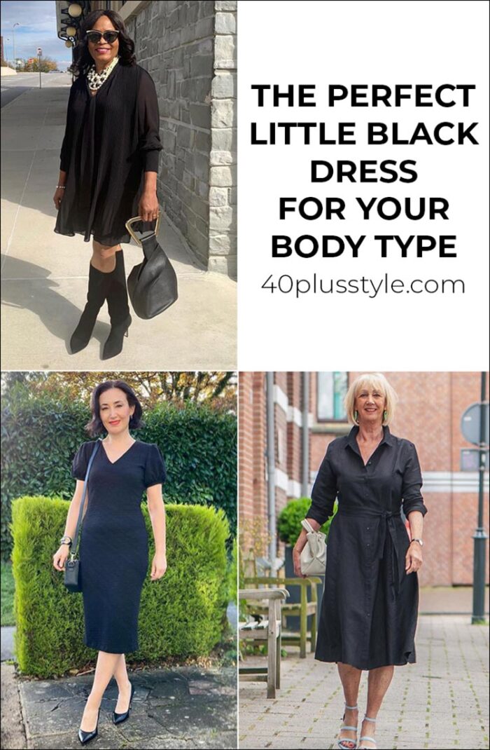 How to choose the perfect little black dress for your body type | 40plusstyle.com