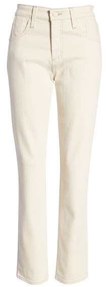 Trending clothes for women - AG Mari High Waist Slim Ankle Straight Leg Jeans | 40plusstyle.com